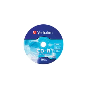 VERBATIM CD-R Verbatim DL 700MB 52x Extra protection 10-spindl RETAIL