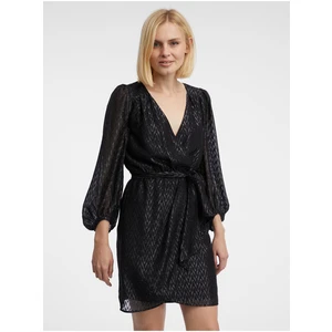 Orsay Black Ladies Patterned Dress - Women