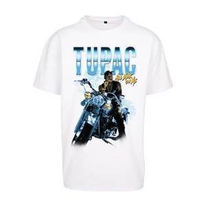 Tričko Tupac All Eyez On Me Anniversary Oversize bílé