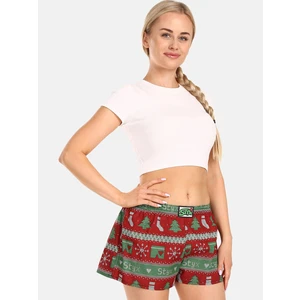 Women's shorts Styx art classic rubber Christmas knitted