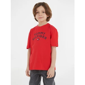 Red boys' T-shirt Tommy Hilfiger - Boys