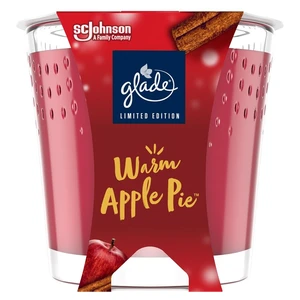 GLADE Warm Apple Pie vonná svíčka s vůní Apple, Cinnamon, Baked Crisp 129 g