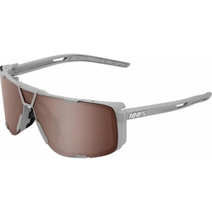 100% Eastcraft Soft Tact Stone Grey/HiPER Crimson Silver Mirror Lens Fahrradbrille