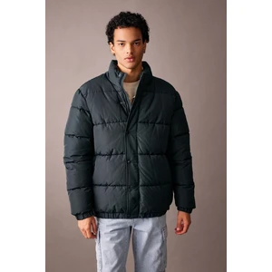 DEFACTO Regular Fit Stand Collar Puffer Coat