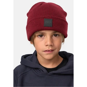 Logopatch Beanie Kids 2-Pack Coal+Burgundy