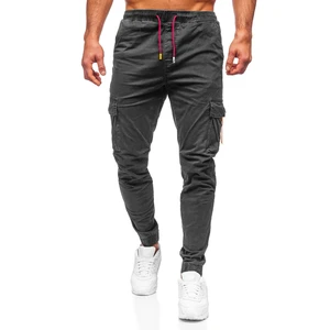 Pantaloni joggers cargo grafit Bolf R8702