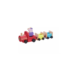 TM Toys Peppa Pig Dřevěný vláček a figurka dědečka