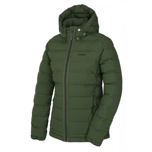 Women's down jacket HUSKY Donnie L dark. khaki