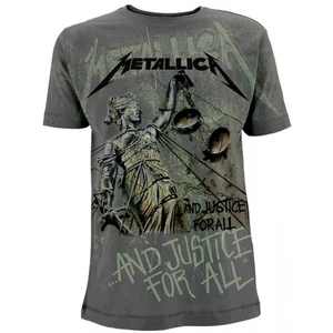 Metallica T-Shirt And Justice For All Grey M