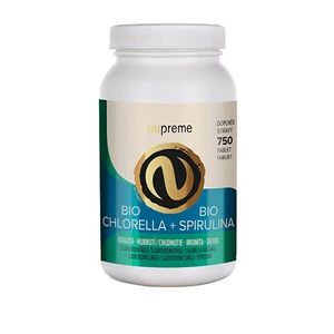 Nupreme Chlorella + Spirulina 750 tablet BIO