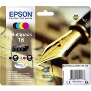 Sada náplní do tlačiarne Epson T1626, 16 C13T16264012, čierna, zelenomodrá, purpurová, žltá