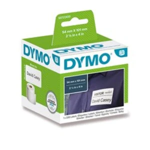 DYMO etikety v roli  99014 S0722430 101 x 54 mm papier  biela 220 ks permanentné prepravné štítky