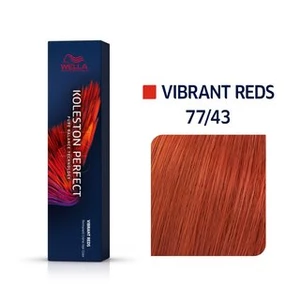Wella Professionals Koleston Perfect ME+ Vibrant Reds permanentní barva na vlasy odstín 77/43 60 ml