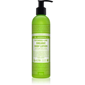 Dr. Bronner’s Patchouli & Lime intenzívne regeneračné telové mlieko 240 ml