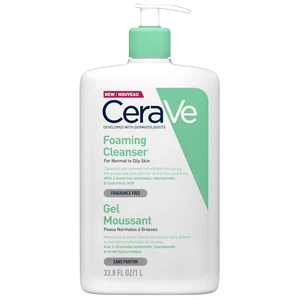 CeraVe Cleansers čiastiaci penivý gél pre normálnu až mastnú pleť 1000 ml