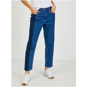 Dark blue womens straight fit jeans ORSAY - Women