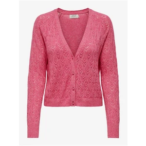 Pink Womens Cardigan ONLY Alvi - Ladies