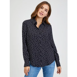 Black polka dot shirt ORSAY - Ladies