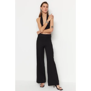 Trendyol Black Woven Trousers