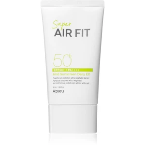 A´pieu Super Air Fit Daily Ex minerálny opaľovací fluid na tvár SPF 50+ 50 ml