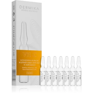 Dermika Esthetic Solutions Vit C intenzívna kúra pre rozjasnenie pleti 7x2 ml