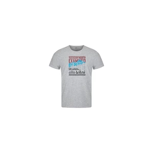 Pánské bavlněné tričko Kilpi TYPON-M SVĚTLE ŠEDÁ