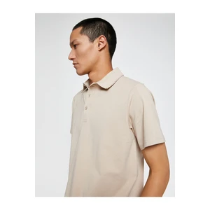 Koton Basic T-Shirt Polo Neck Cotton