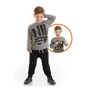 Denokids Two-Piece Set - Gray - Relaxed fit