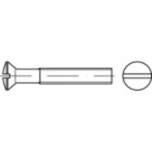 Šroub se zápustnou čočkovou hlavou TOOLCRAFT TO-5452665, N/A, M4, 5 mm, mosaz, 200 ks