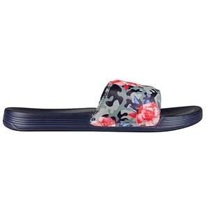 Coqui Dámské pantofle Sana NAVY CAMO ROSES 6343-217-2100 38