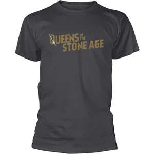 Queens Of The Stone Age Koszulka Text Logo Szary 2XL