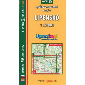 Lipensko - cykloturistická mapa č. 2 /1:55 000 [Mapy, Atlasy]