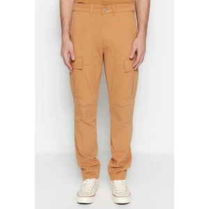 Trendyol Camel Men's Cargo Gabardine Trousers