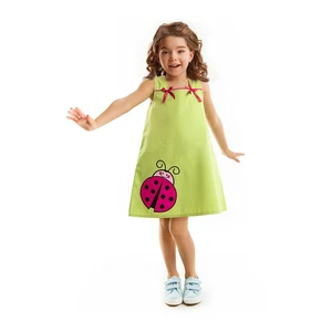 Mushi Girl Lucky Green Dress