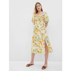 GAP Patterned Dress with Linen - Women