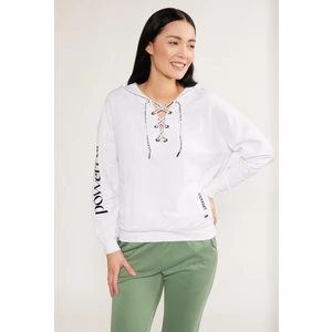 MONNARI Woman's Sweatshirts Sweatshirt With Decorative Binding