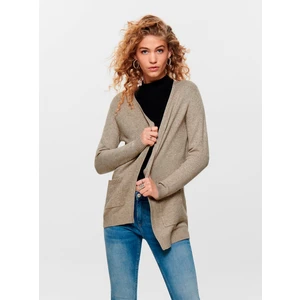 Beige cardigan with pockets ONLY Lesly - Women