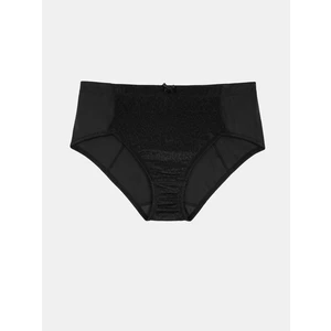 Black panties with small pattern DORINA - Women