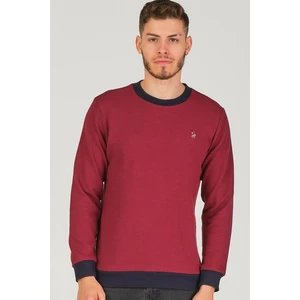 V4004 DEWBERRY MEN'S SWEATSHIRT-BURGUNDY