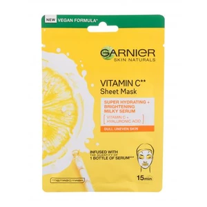 Garnier Skin Naturals plátenná maska s rozjasňujúcim a hydratačným účinkom s vitamínom C 28 g