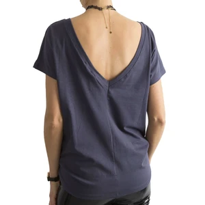 Graphite back neck T-shirt