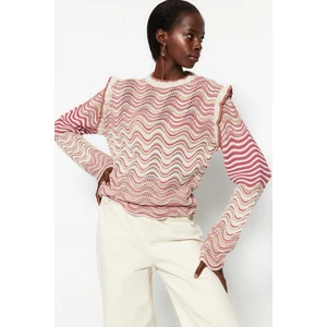 Trendyol Stone Patterned Knitwear Sweater