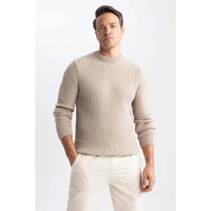 DEFACTO Standard Fit Crew Neck Knitwear Pullover