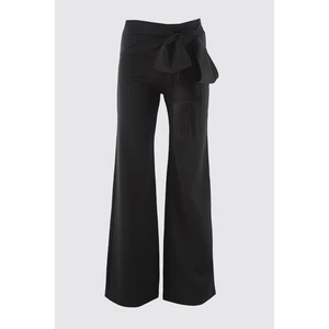 Trendyol Black Ligament Detail Pants