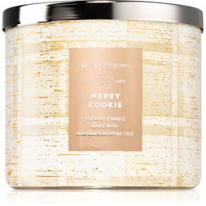 Bath & Body Works Merry Cookie vonná svíčka 411 g