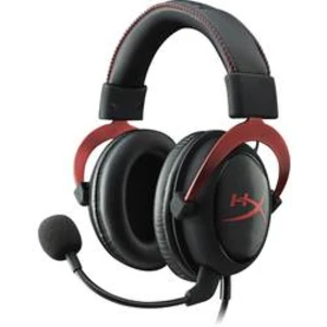 Herné slúchadlá Kingston HyperX Cloud II - Pro Gaming Headset, červené