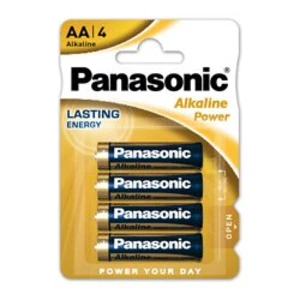 Alkalická tužková batéria AA(LR6), Panasonic Alkaline Power, 4 kusy