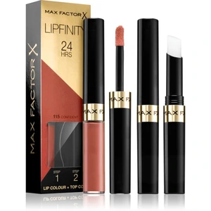 Max Factor Lipfinity Lip Colour dlhotrvajúci rúž s balzamom odtieň 115 Confident