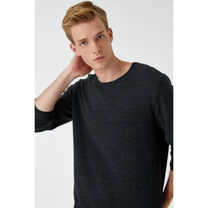 Koton Sweatshirt - Black - Relaxed fit