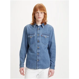 Levi's Blue Men's Denim Shirt Levi's® Western - Men's